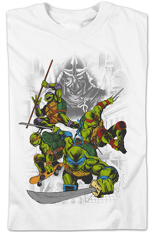 90s Teenage Mutant Ninja Turtles TMNT Cartoon Show T-shirt Youth