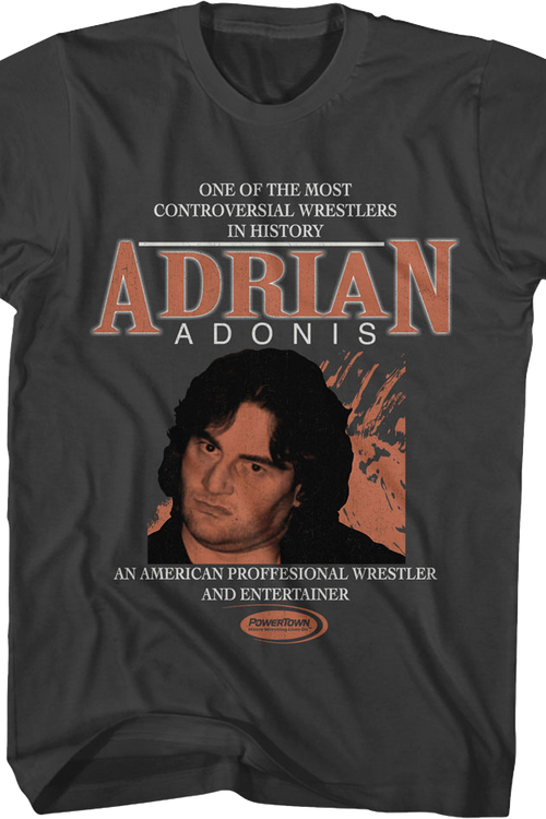 Controversial Wrestler Adrian Adonis T-Shirtmain product image