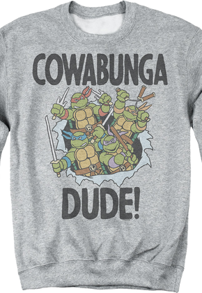 Cowabunga Dude Teenage Mutant Ninja Turtles Sweatshirt