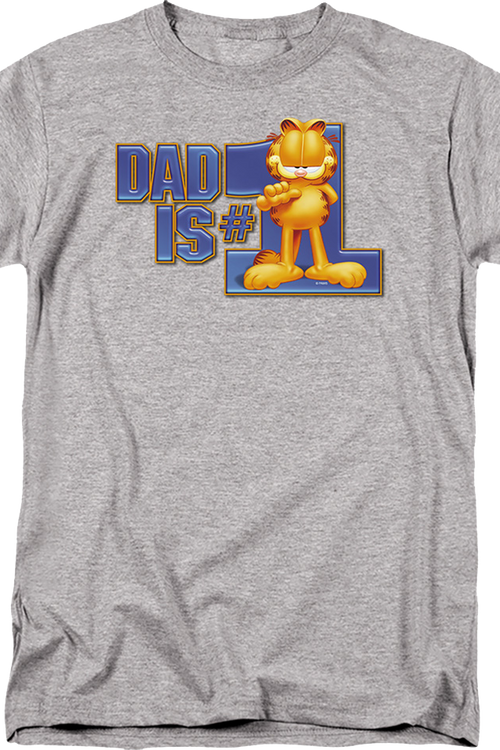 Dad Is #1 Garfield T-Shirtmain product image