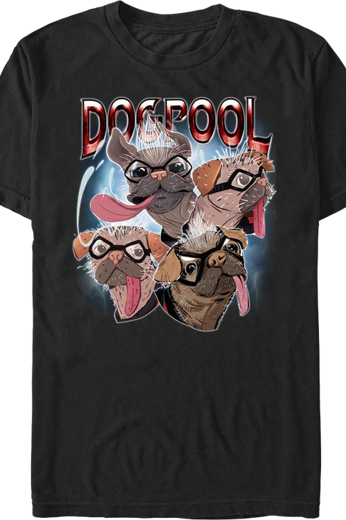 Dogpool Collage Deadpool & Wolverine Marvel Comics T-Shirtmain product image