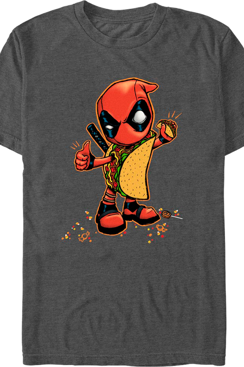 Deadpool Taco Costume Marvel Comics T-Shirtmain product image