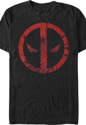 Deadpool Tie Dye Logo Marvel Comics T-Shirt