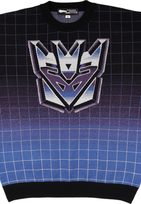 Decepticons Logo Transformers Knitted Sweater