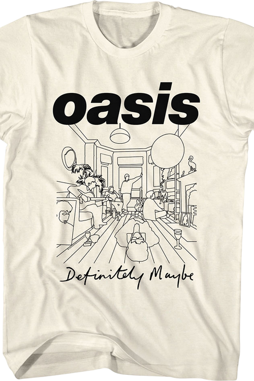 Definitely Maybe Sketch Oasis T-Shirtmain product image