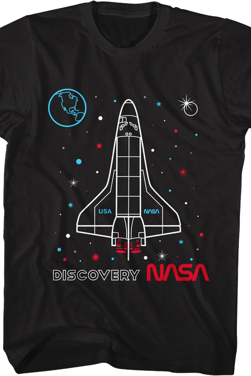 Discovery Outline NASA T-Shirtmain product image