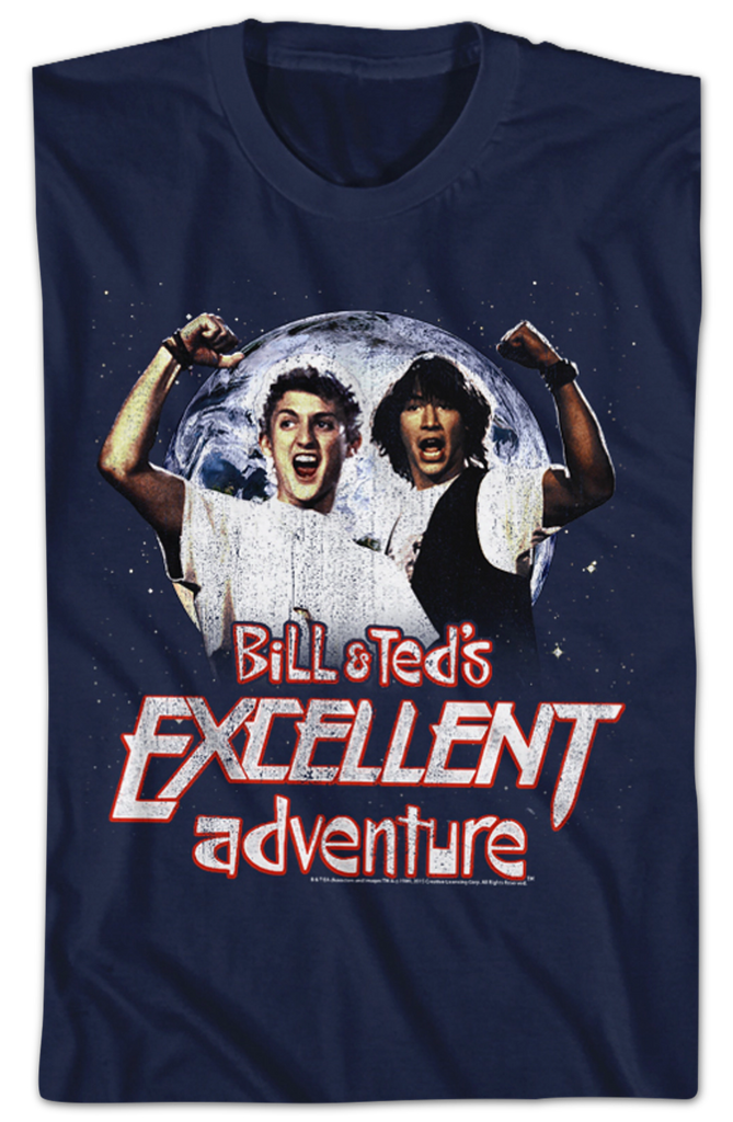 Distressed Bill and Ted's Excellent Adventure T-Shirt