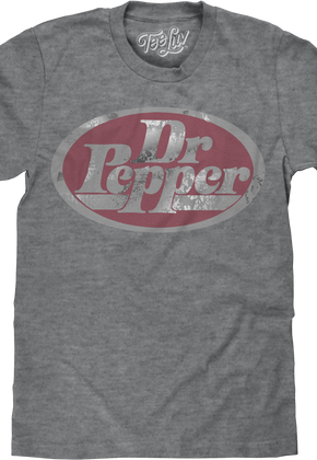 Distressed Classic Logo Dr. Pepper T-Shirt