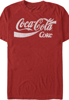 Distressed Logo Coca-Cola T-Shirt