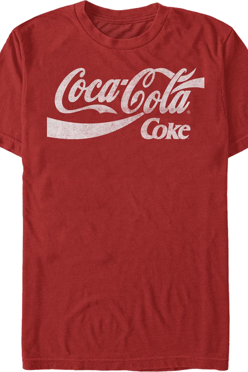 Distressed Logo Coca-Cola T-Shirtmain product image