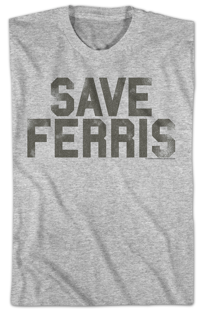 Distressed Save Ferris Bueller T-Shirt