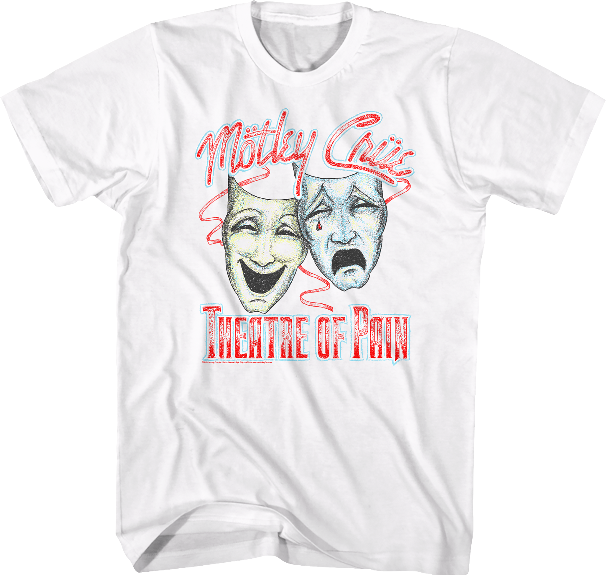 Distressed Theatre Of Pain Motley Crue T-Shirt