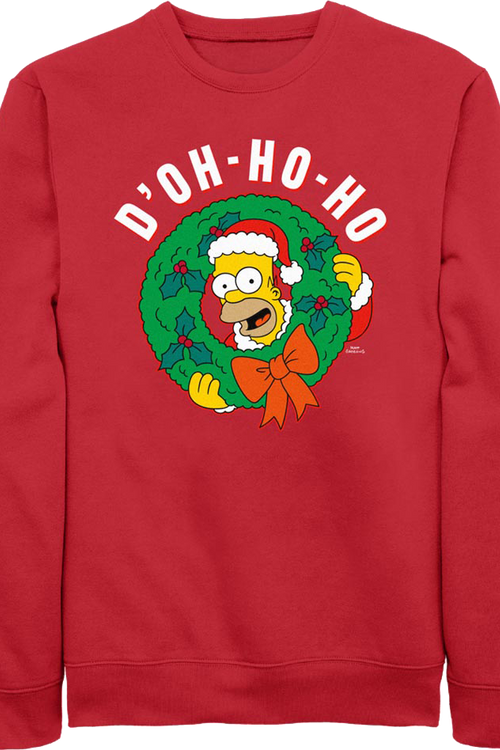 D'oh-Ho-Ho Simpsons Sweatshirtmain product image