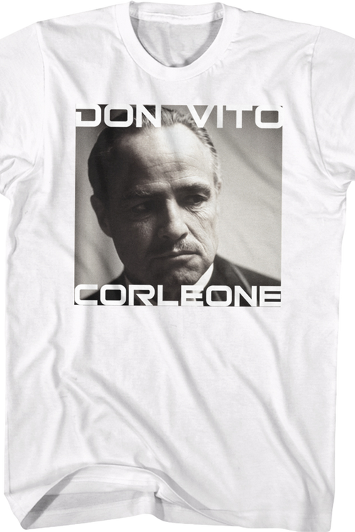 Don Vito Corleone Photo Godfather T-Shirtmain product image