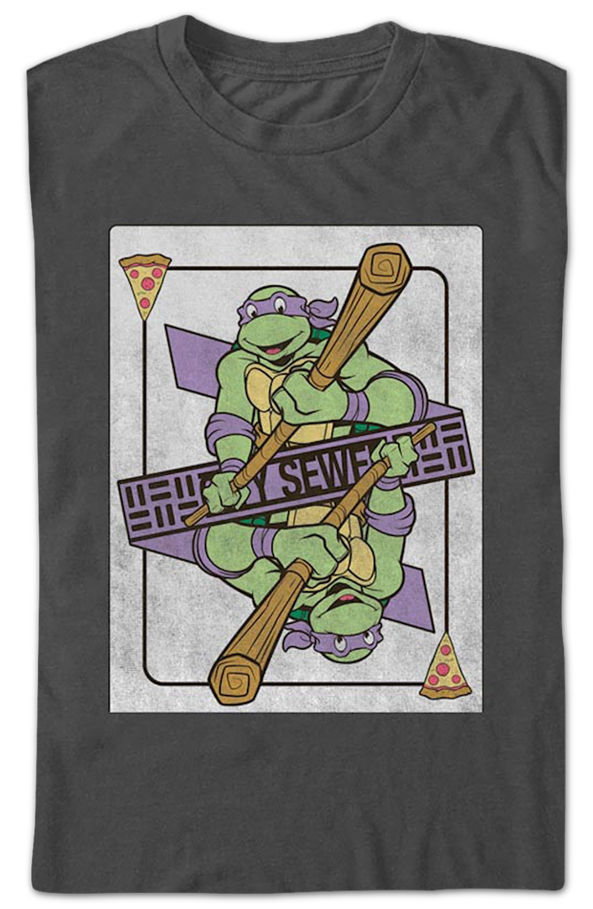 Donatello Playing Card Teenage Mutant Ninja Turtles T-Shirt