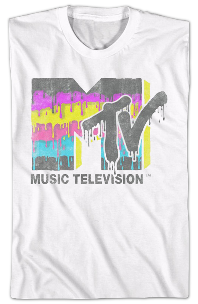 Dripping Paint Logo MTV Shirt