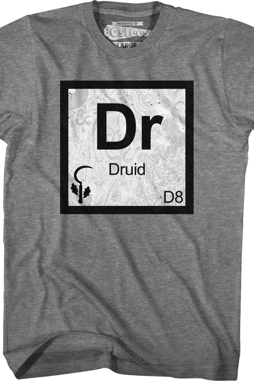 Druid Element Symbol Dungeons & Dragons T-Shirtmain product image