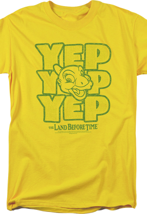 Ducky Yep Yep Yep Land Before Time T-Shirt