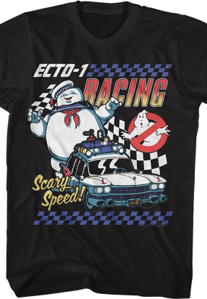 Ecto-1 Racing Real Ghostbusters T-Shirt