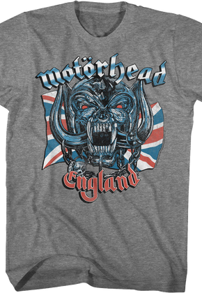 England Union Jack Motorhead T-Shirt