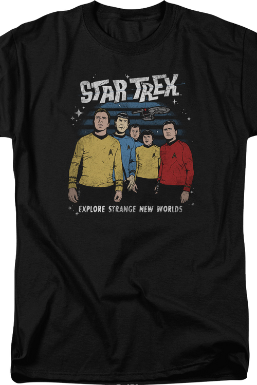 Vintage Explore Strange New Worlds Star Trek T-Shirtmain product image