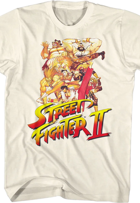 Fighting Poses Street Fighter II T-Shirt