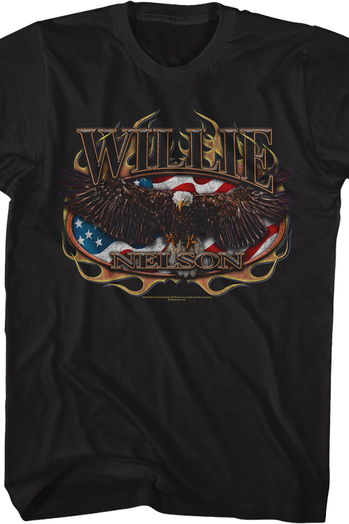 Flag & Eagle Willie Nelson T-Shirtmain product image