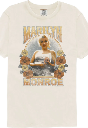 Floral Arch Marilyn Monroe Comfort Colors Brand T-Shirt