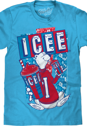 Floral Polar Bear ICEE T-Shirt