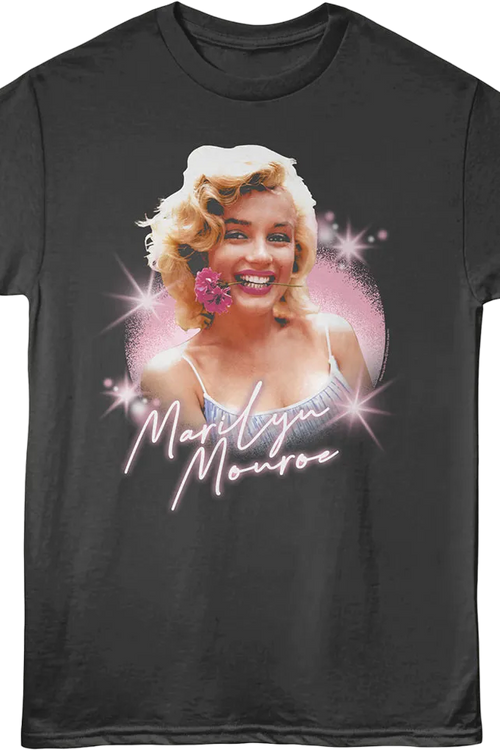 Flower Marilyn Monroe T-Shirtmain product image