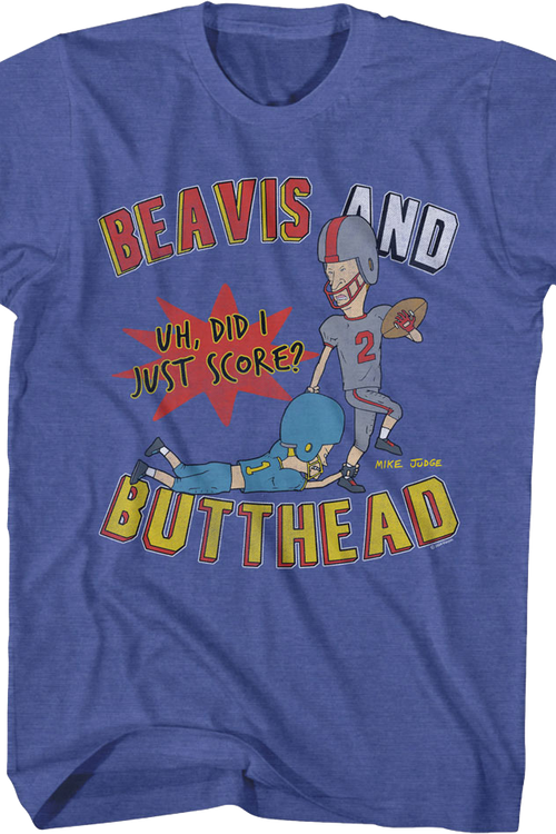 Football Did I Just Score? Beavis And Butt-Head T-Shirtmain product image