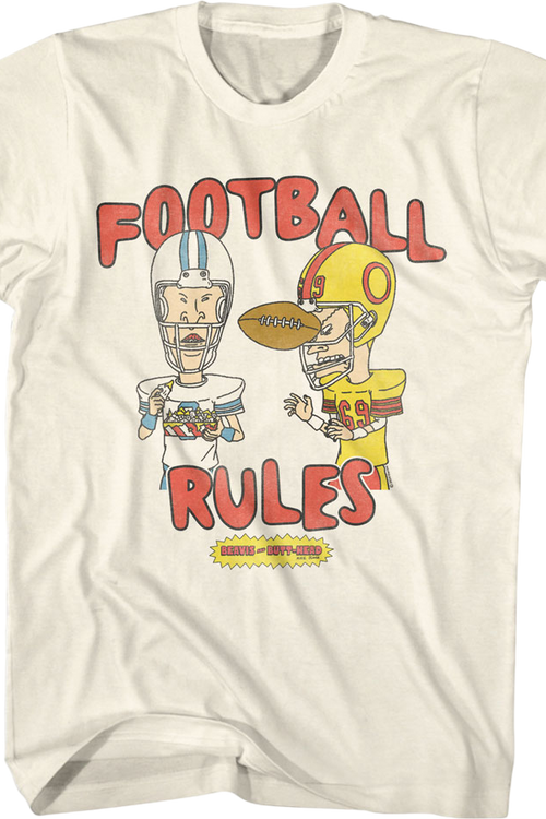 Football Rules Beavis And Butt-Head T-Shirtmain product image