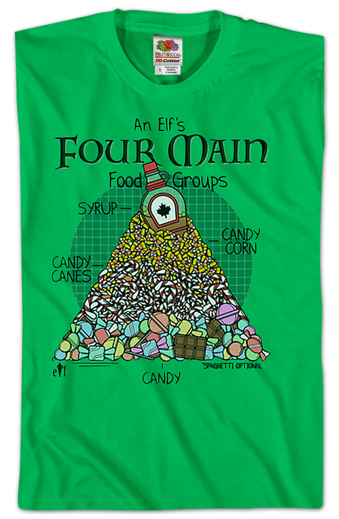 four-main-food-groups-elf-t-shirt-elf-mens-t-shirt