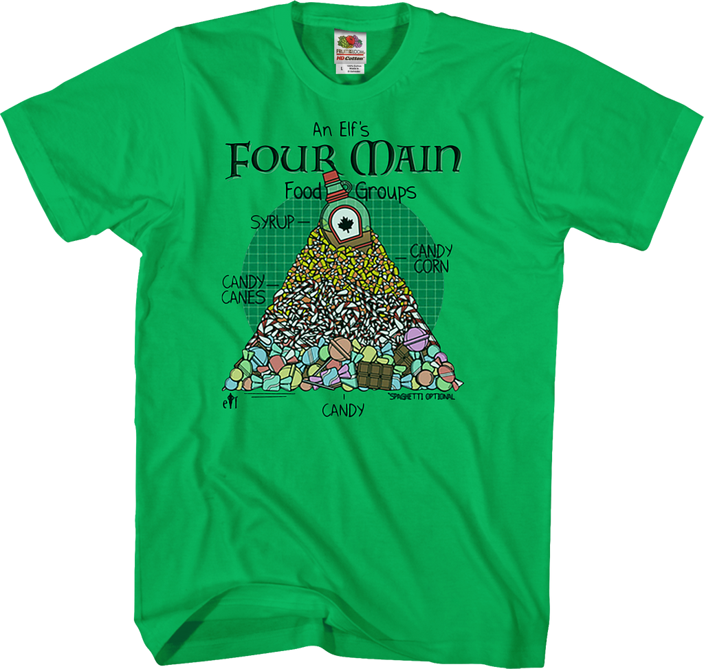 four-main-food-groups-elf-t-shirt-elf-mens-t-shirt