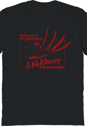 Freddy Krueger's Glove Nightmare On Elm Street T-Shirt