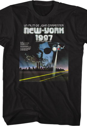 French Poster Escape From New York T-Shirt