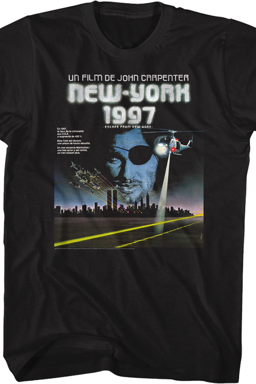 French Poster Escape From New York T-Shirtmain product image