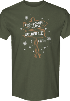 Frogtown Hollow & Waterville Signs Emmet Otter T-Shirt