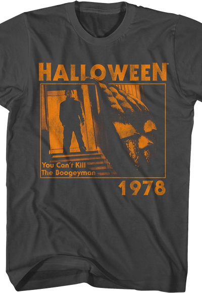 Front & Back 1978 Boogeyman Halloween T-Shirt