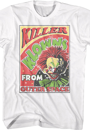 Front & Back Alien Bozos Killer Klowns From Outer Space T-Shirt