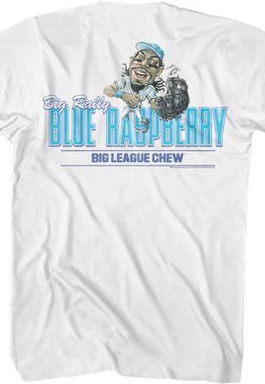 Front & Back Big Rally Blue Raspberry Big League Chew T-Shirt