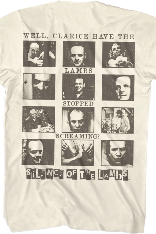 Front & Back Collage Silence of the Lambs T-Shirtmain product image