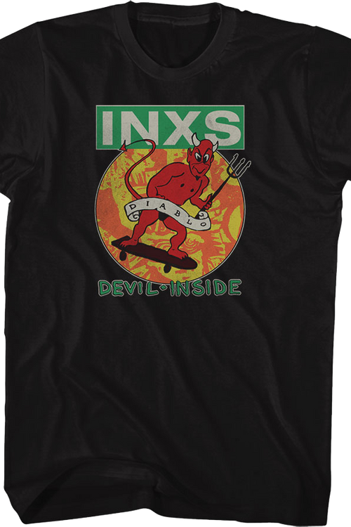 Front & Back Devil Inside INXS T-Shirtmain product image