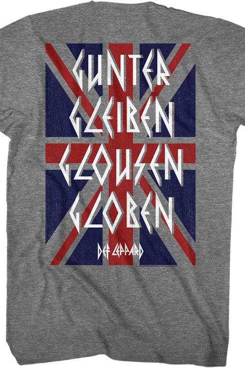 Front & Back Gunter Gleiben Glousen Globen Def Leppard T-Shirtmain product image