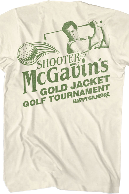 Front & Back Shooter McGavin's Golf Tournament Happy Gilmore T-Shirtmain product image