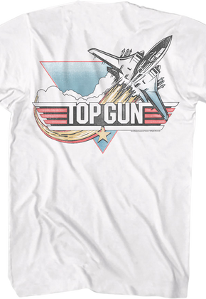 Front & Back Vintage Logo Top Gun T-Shirt