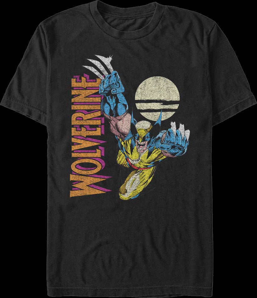 Full Moon Wolverine Marvel Comics T-Shirt