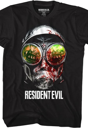 Gas Mask Resident Evil T-Shirt