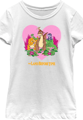 Girls Youth Best Friends Land Before Time Shirt