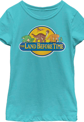 Girls Youth Classic Logo Land Before Time Shirt